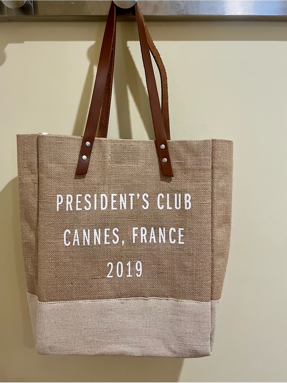 NWT Apolis Cannes France Market Tote